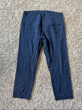 lululemon athletica Girls' Navy Capri Leggings